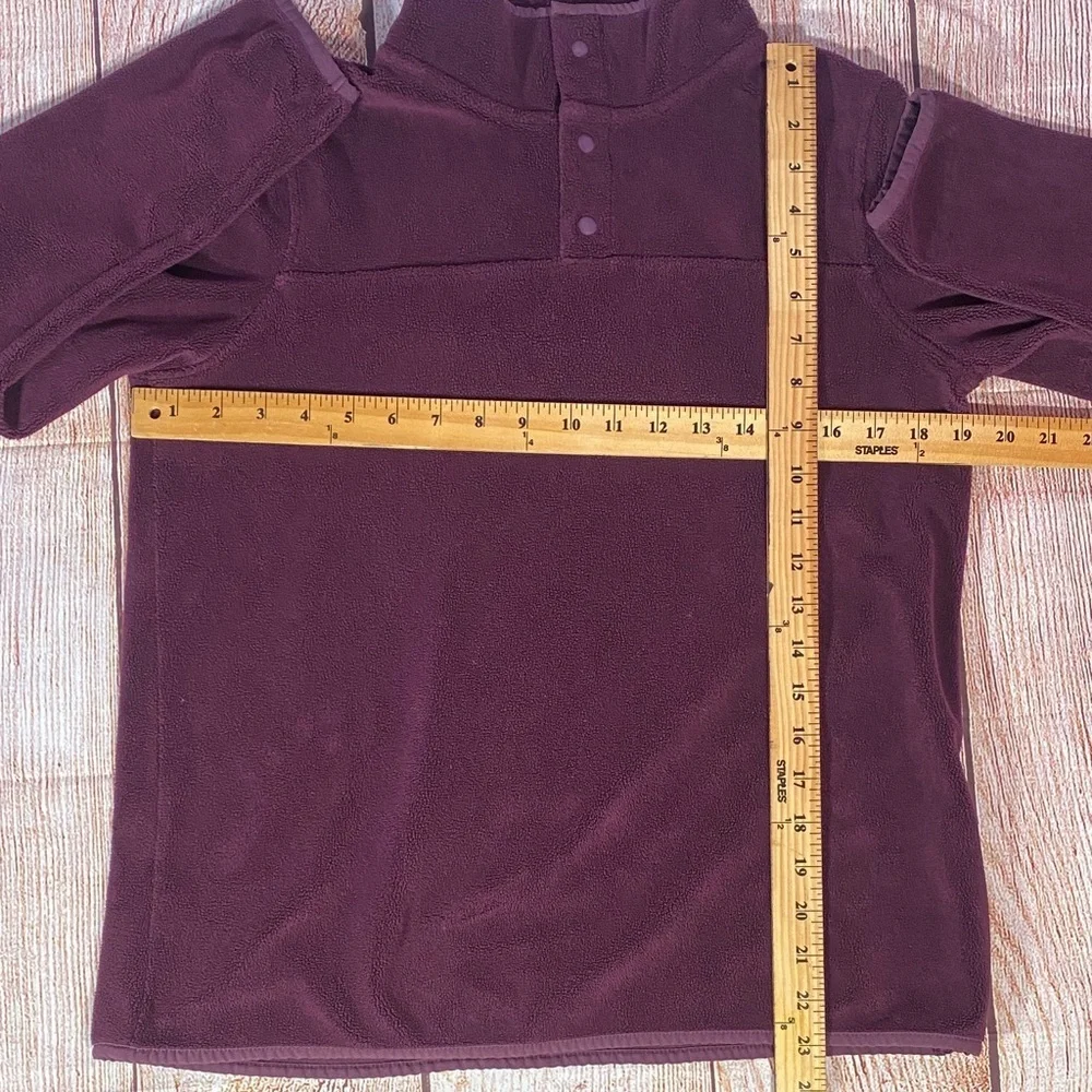 32 Degrees Heat Fleece Pullover Top Women’s S Purple
